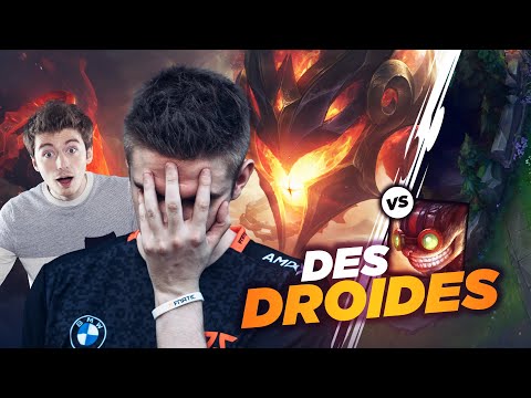 RHOBALAS x TRAYTON : ON JOUE AVEC DES DROIDES - VEL'KOZ VS AKALI | LOL FR