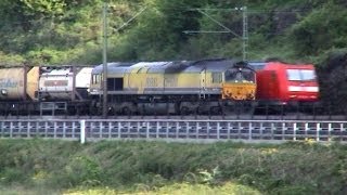 preview picture of video 'Loreley-Oberwesel-Kaub; Class 66'