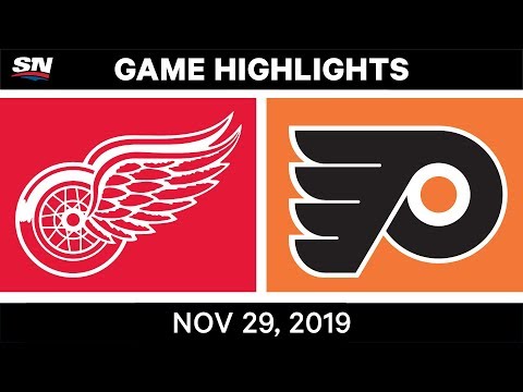 NHL Highlights | Red Wings vs. Flyers – Nov. 29, 2019