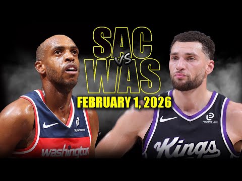 Sacramento Kings vs Washington Wizards Full Game Highlights – February 1, 2026 | NBA Season