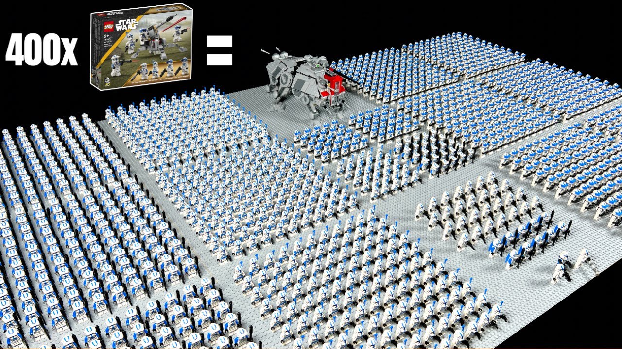 Building 400 LEGO Star Wars 501st Battlepacks!