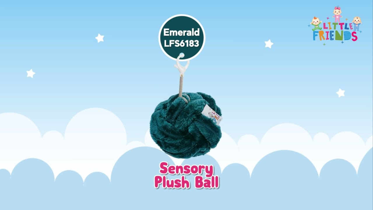 Little Friends   LFS6183   Sensory Plush Ball Emerald VO HD