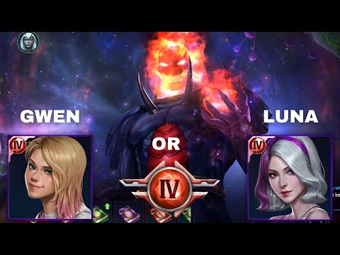 Spider-Gwen VS Luna snow T4 | dormammu gbr | Marvel Future Fight