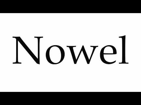 How to Pronounce Nowel