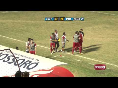Gol de Gilkley na vitória do Potiguar sobre o Alecrim (2x0) no Nogueirão