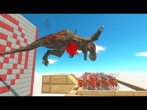 SPEAR x120 Attack Every Units - Animal Revolt Battle Simulator
