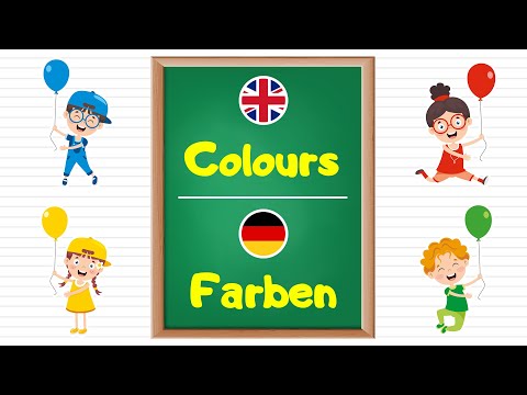 Learn Colours in German Language for Kids and Beginners.