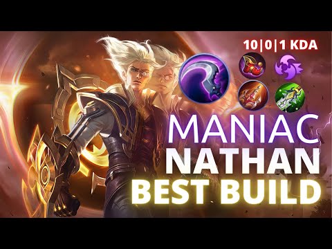 BEST BUILD | NATHAN NEW HERO -EASY MANIAC | HOW TO USE NATHAN