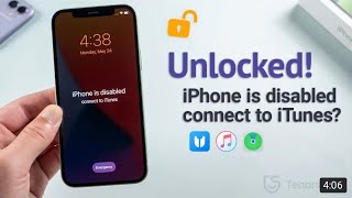 IPhone Is Disable Connect To ITunes 100% Unlock Your IPhone 5s to 13 pro Max Working 🔥