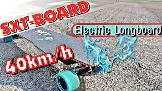 SXT ELEKTRO LONGBOARD, 40KM/H SCHNELL, UNTER 700,-EURO,  SKATEBOARD REVIEW (DEU)