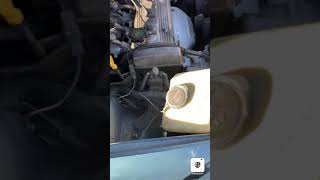 1995 Toyota Corolla Water Pump Bypass Hose Replacement
