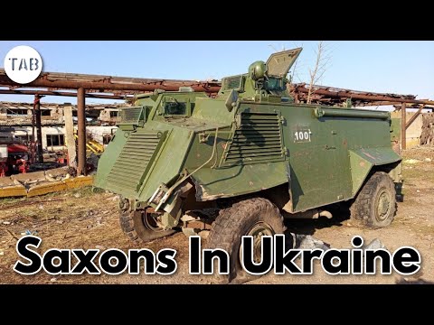 Cold War Saxon APCs in Ukraine