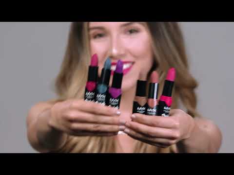 NYX PMU SUEDE MATTE LIP LNR-BRUNCH ME video