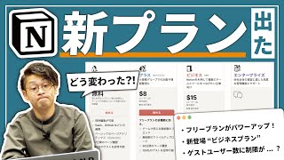 プランの名称が変更（00:04:49 - 00:05:35） - 【全員必見】Notionの"ビジネスプラン"って何？！😳【最新アプデ情報】