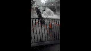 preview picture of video 'Pacific Ave. Flooding In Downtown Tacoma, WA'