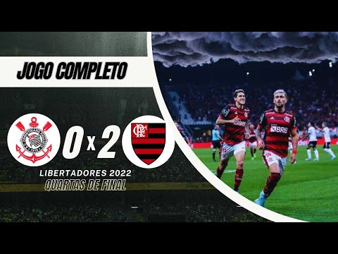 Corinthians x Flamengo - Libertadores 2022 - Quartas De Final IDA - Jogo Completo - SBT