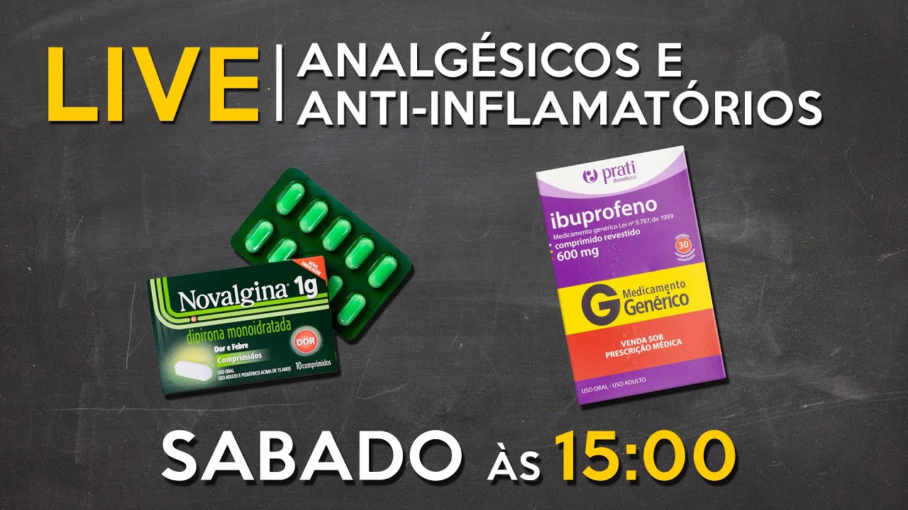 LIVE #048 - Analgésicos e Anti-inflamatórios na odontologia
