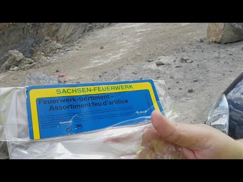 Sachsen Feuerwerk Böllersortiment von WECO - Frühe 90er Jahre