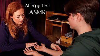 ASMR Allergy Testing Appointment 🌟 Real Person, Arms, Brushing, Bottles