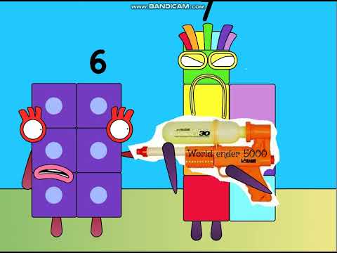 (MOST VIEWED VIDEO!) A funny Numberblocks animation my friend made in Scratch