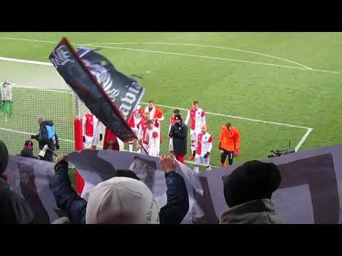 SK Slavia Praha  - Bohemians Praha 1905   25.02.2018 děkovačka + rozlučka Dušana Šventa