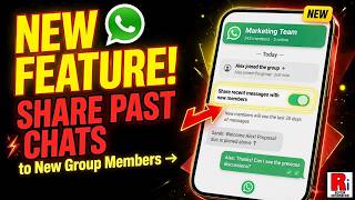 Download lagu WhatsApp New Feature: Send Recent Messages to New Group Members mp3
