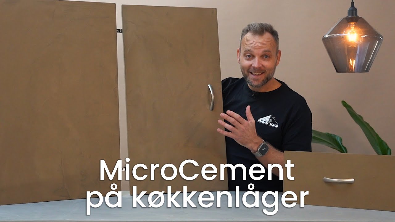 MicroCement på køkkenlåger: Se her hvordan du forvandler dit køkken
