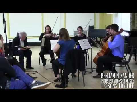 Schubert: String Quintet - 1st movement (Benjamin Zander - Interpretation Class)