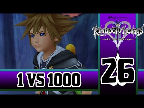 Sora Against 1000 Heartless (Kingdom Hearts 2 Final Mix (1.5+2.5) Pt.26)
