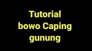Download lagu Contoh bowo tembang Caping Gunung. mp3