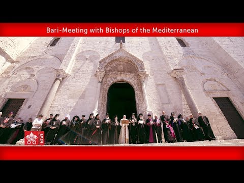 Pope Francis-Bari-Meeting with Bishops of the  Mediterranean 2020-02-23