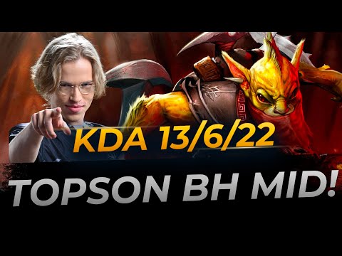 Topson plays Bounty Hunter Mid | Full Gameplay Dota 2 Replay