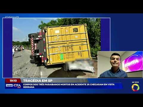 Corpos dos 3 paraibanos mortos em acidente já chegaram em Vista Serrana - Tá na Hora