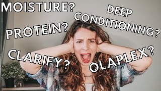 How to build a Washday Routine for 2A 2B 2C WAVY HAIR | Protein? Clarify? Deep condition??