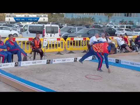 CAMPEONATO DE ESPAÑA DE COMUNIDADES. Sem. Indiv. Masc. Federación Catalana vs Federación Valenciana.