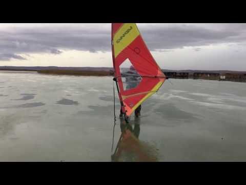 Eissurfen 1.0 am Neusiedler See