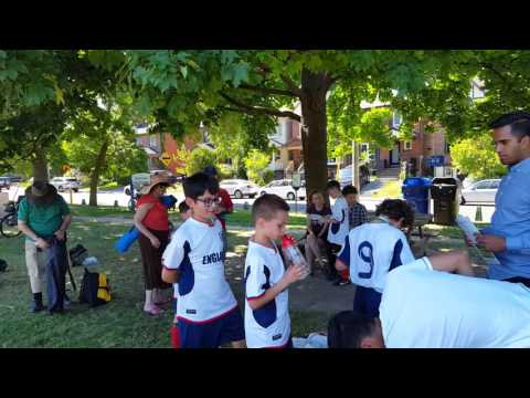 Mikyle's team came third in North Toronto kids league.