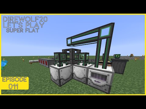 Direwolf20 Let's play Super Flat | Episode - 11 - Latex Processing