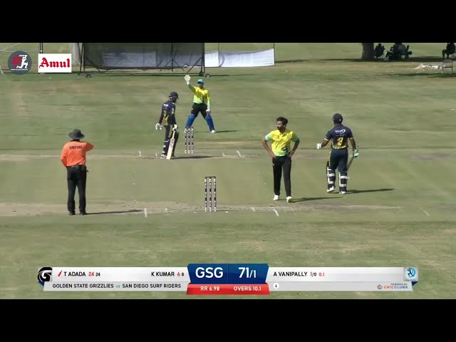 MiLC T20 Highlights: San Diego Surf Riders vs Golden State Grizzlies MiLC T20 Highlights: San Diego Surf Riders vs Golden State Grizzlies