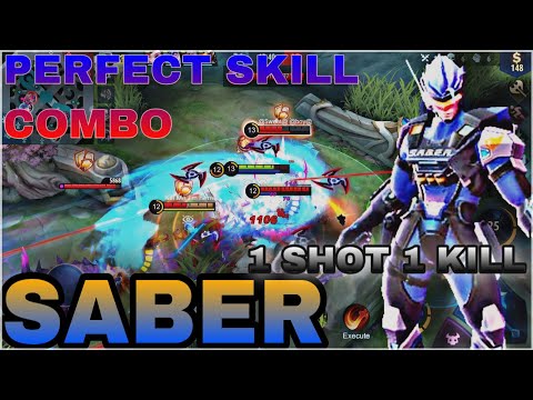 Perfect Skill Combo Saber | Saber Montage | How to use Skill Combo Saber | Saber Killing Moments