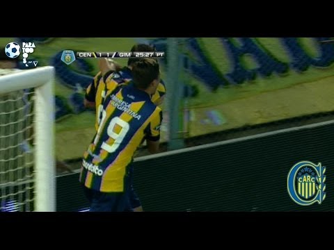 Gol de Donatti. Central 1 - Gimnasia 1. Fecha 3. Torneo Final 2014. Fútbol Para Todos