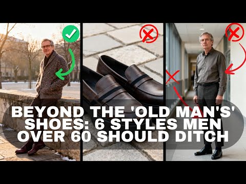 Beyond the 'Old Man's' Shoes: 6 Styles Men Over 60 Should Ditch