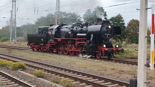 175 Jahre Eisenbahn in Falkenberg/Elster Mitfahrt Br 52 8154-8