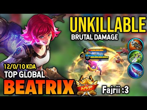 BEATRIX BEST BUILD 2022 | TOP GLOBAL BEATRIX GAMEPLAY | MOBILE LEGENDS✓
