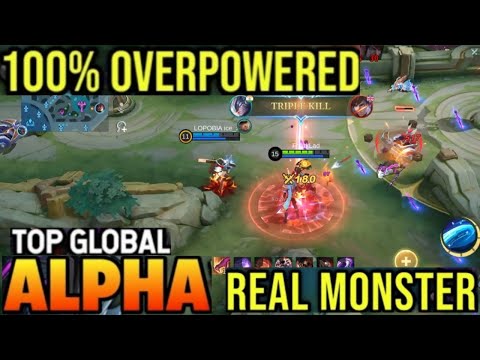 Alpha Aggressive Gameplay | Best Build and Emblem | Mobile Legends | MLBB |