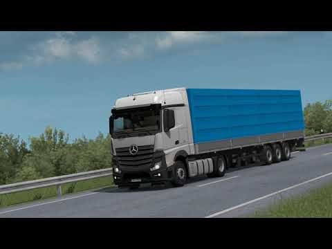 ETS2 Mercedes Actros MP4 1845 Sosnovyj Bor - Tallinn