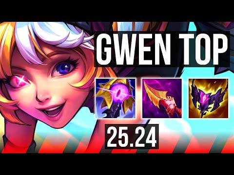 GWEN vs SETT (TOP) | Good KDA: 10/1/7 | KR Diamond | 25.24