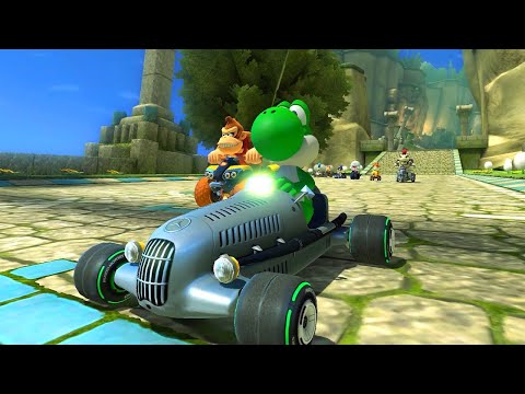 Mario Kart 8 Deluxe - 150cc Mushroom Cup (Yoshi Gameplay)