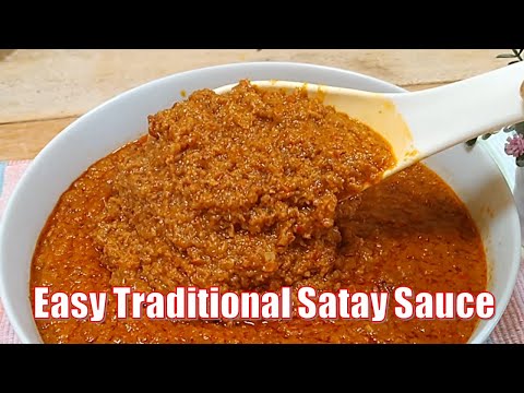 Easy Traditional Satay Sauce