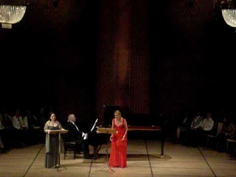 Barenboim, Dorothea Röschmann  y Magdalena Kozenna